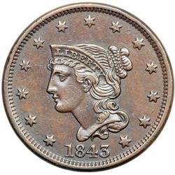 1843 N-15 R3 VF35.