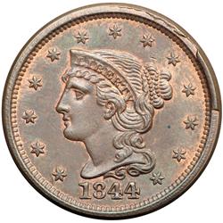 1844 N-3 R2 Repunched 18 MS63.