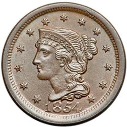 1854 N-17 R1 MS60.