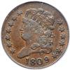 Image 1 : 1809/6 C-5 R1 Overdate 9 over 6 PCGS graded XF40.