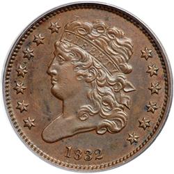 1832 C-3 R2 PCGS graded AU58.