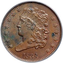 1834 C-1 R1 PCGS graded MS63 Brown.