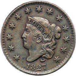 1827 N-11 R1 PCGS graded AU50.