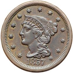 1857 N-1 R1 Large Date VF35.