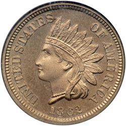 1862 Indian Head 1C NGC PF67 CAM