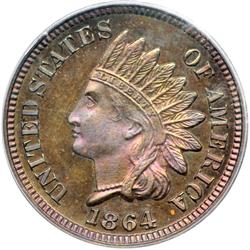 1864 Indian Head 1C. Bronze