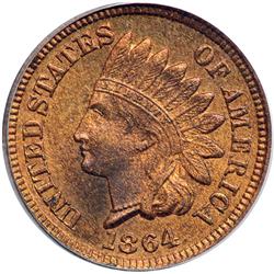 1864 Indian Head 1C. Bronze