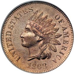1868 Indian Head 1C