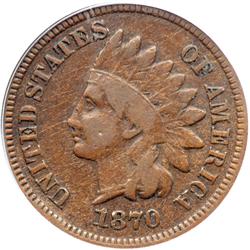1870 Indian Head 1C