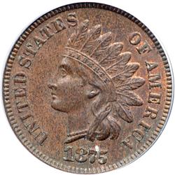 1875 Indian Head 1C