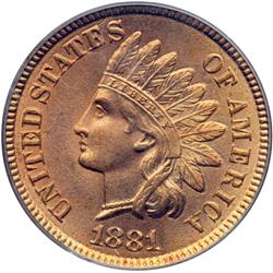 1881 Indian Head 1C