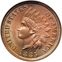 1885 Indian Head 1C NGC MS65 RD