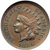 Image 1 : 1886 Indian Head 1C. Variety 2 NGC AU58