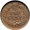 Image 2 : 1886 Indian Head 1C. Variety 2 NGC AU58