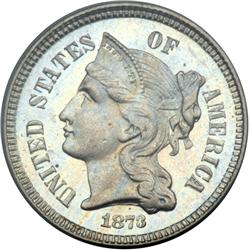 1873 Nickel 3C. Closed 3