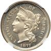 Image 1 : 1877 Nickel 3C NGC PF64 CAM