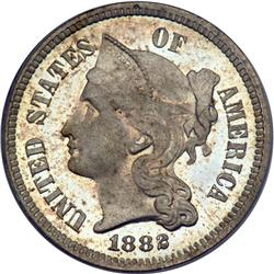 1882 Nickel 3C