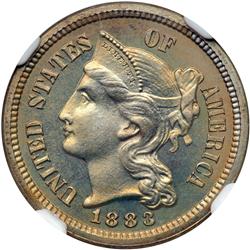 1883 Nickel 3C NGC Proof 68