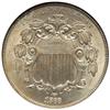 Image 1 : 1868 Shield 5C NGC MS64