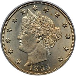 1883 Liberty 5C. Without CENTS