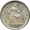 Image 1 : 1853 Liberty Seated H10C. No Arrows PCGS MS65