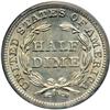 Image 2 : 1853 Liberty Seated H10C. No Arrows PCGS MS65