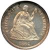 Image 1 : 1864 Liberty Seated H10C NGC Proof 63
