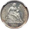 Image 1 : 1872-S Liberty Seated H10C. Mintmark Above NGC MS62
