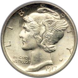 1917-S Mercury 10C