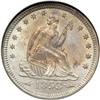 Image 1 : 1853 Liberty Seated 25C. Arrows & Rays NGC MS64
