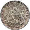 Image 2 : 1853 Liberty Seated 25C. Arrows & Rays MS60 plus
