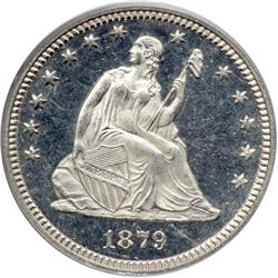 1879 Liberty Seated 25C