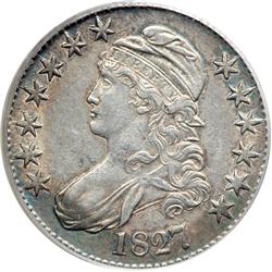 1827 Bust 50C. Sq Base 2