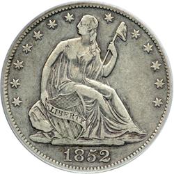 1852-O Liberty Seated 50C