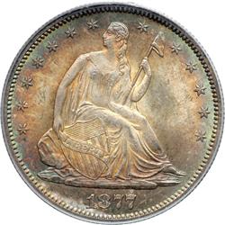 1877-S Liberty Seated 50C