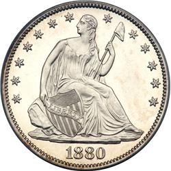 1880 Liberty Seated 50C