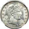 Image 1 : 1910 Barber 50C NGC MS62