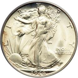 1946-S Liberty Walking 50C