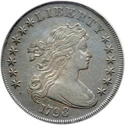 1798 Bust $1. Heraldic Eagle, Close Date