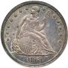 Image 1 : 1864 Liberty Seated $1