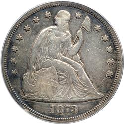1873 Liberty Seated $1