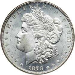 1878 Morgan $1. 7 Tail Feathers, Rev of 1878 NGC MS65