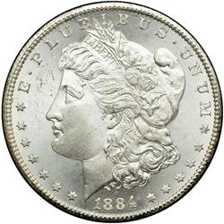 1884-CC Morgan $1