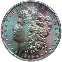1886 Morgan $1 NGC MS63 Star