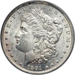 1891-CC Morgan $1