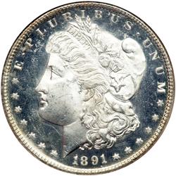 1891-S Morgan $1 NGC MS65DPL