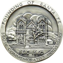 1960. Medallic Art Company Founding of Santa Fe 350th C