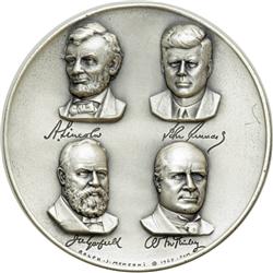1965. Medallic Art Company Silver Medal Honoring The Pr