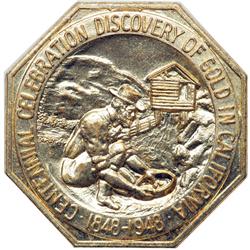 1948. California Gold Discovery Centennial HK-497 Rarit