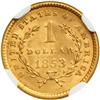 Image 2 : 1853 $1 Gold Liberty NGC MS63
